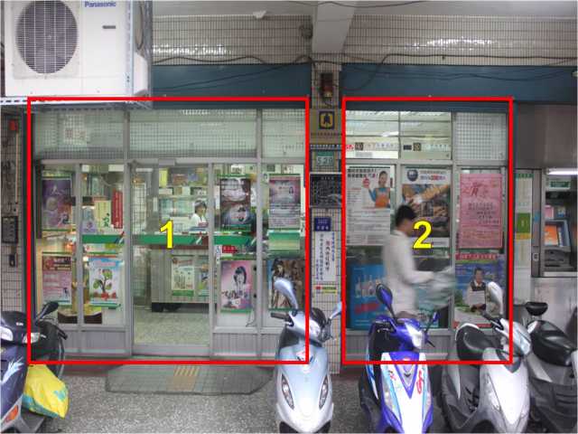一德郵局大門廣告1